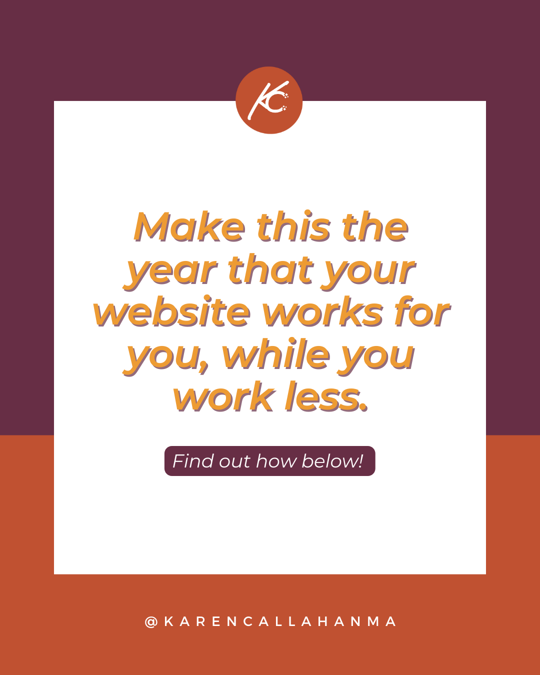 make your website work
