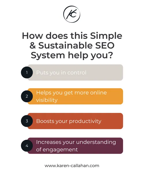 SEO online course SImple & Sustainable SEO System 